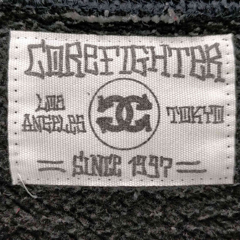 コアファイター Corefighter ロゴプリントクルーナックスウェット メンズ