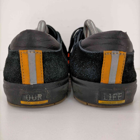 ラカイリミテッドフットウェア LAKAI LIMITED FOOTWEAR OUR LIFE PORTER VLK BLACK SUEDE ローカットスニーカー メンズ JPN:27.5