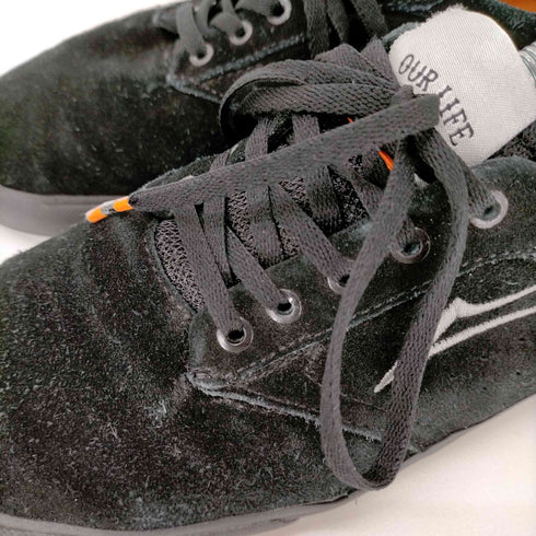 ラカイリミテッドフットウェア LAKAI LIMITED FOOTWEAR OUR LIFE PORTER VLK BLACK SUEDE ローカットスニーカー メンズ JPN:27.5