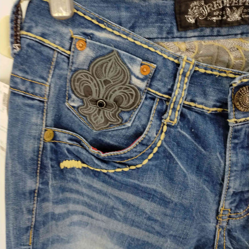 REDPEPPER 刺繍デニムパンツ Y2K メンズ UK:30-31