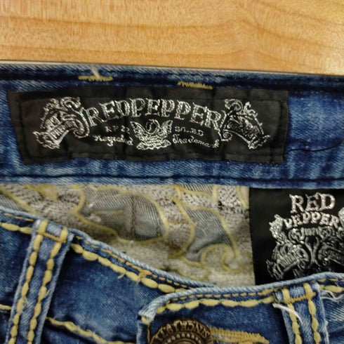 REDPEPPER 刺繍デニムパンツ Y2K メンズ UK:30-31