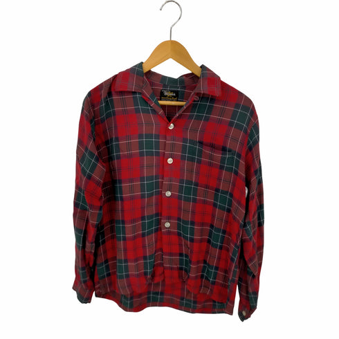 warwick 60S タータンチェック レーヨン L/S シャツ メンズ 15 1/2