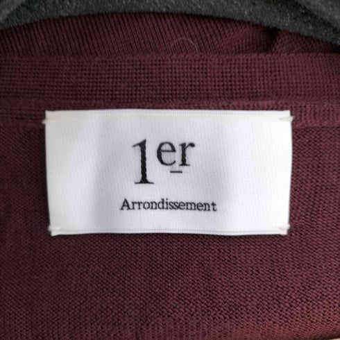 プルミエアロンディスモン 1er Arrondissement Vネックウールニット レディース