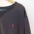 ポロバイラルフローレン Polo by RALPH LAUREN 90S ポニー 刺繍 Vガゼット クルーネック スウェット メンズ import:XXL