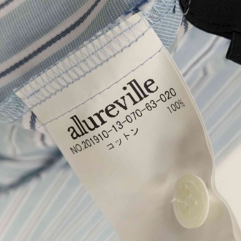 アルアバイル allureville バルーンシルエット ストライプブラウス レディース JPN:2