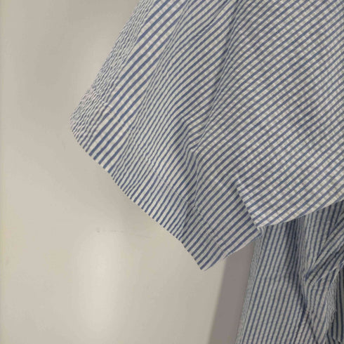 ラルフローレン RALPH LAUREN CLASSIC FIT ポニー刺繍 ストライプシアサッカーシャツ メンズ JPN:XL