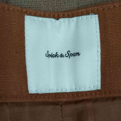 スピックアンドスパン Spick and Span リネンストレッチパンツ レディース JPN:40