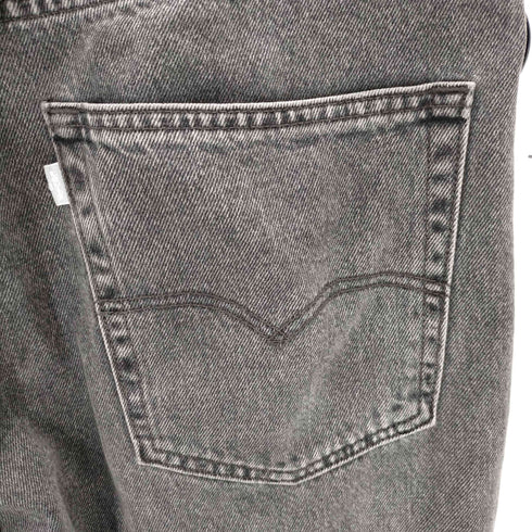 リーバイス Levis SILVERTAB ルーズフィット ブラック WORN IN メンズ W36 L30