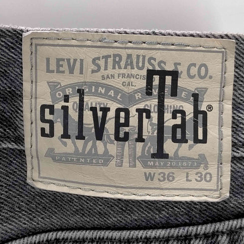 リーバイス Levis SILVERTAB ルーズフィット ブラック WORN IN メンズ W36 L30