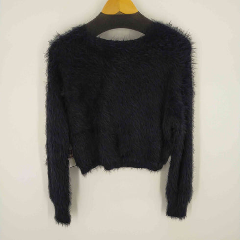 シャギークロップドカーディガン レディース ONE SIZE