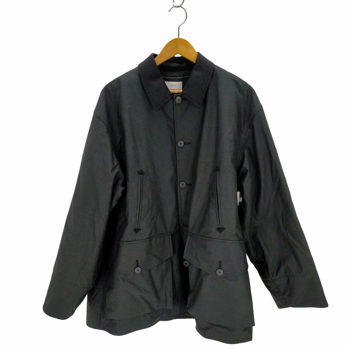 エイトン ATON Natural DYED Weather Safari Jacket メンズ 04 