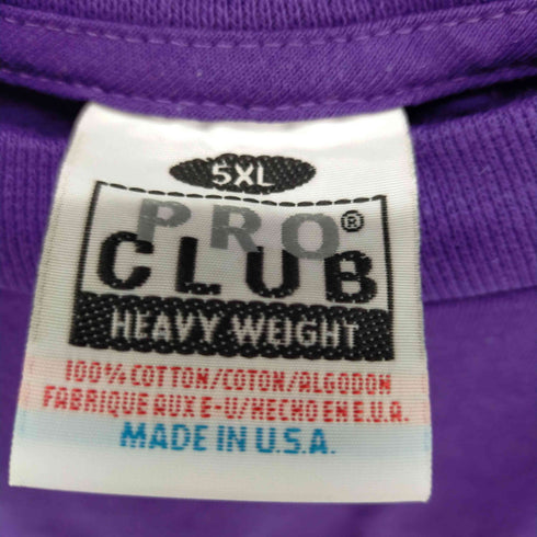 プロクラブ PRO CLUB 5XL ビッグサイズ オーバーサイズ S/S TEE 半袖Tシャツ メンズ 5XL
