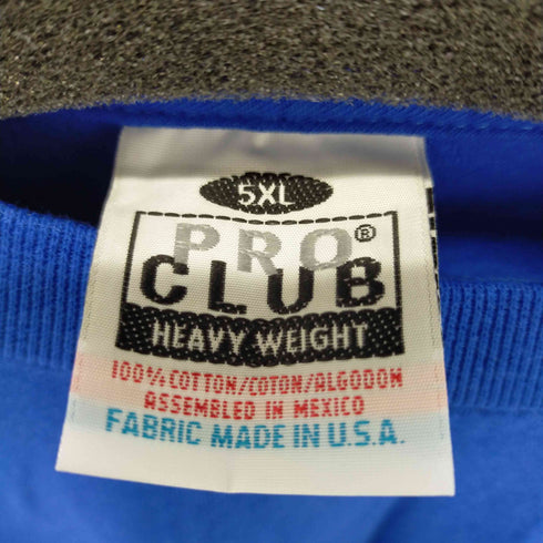 プロクラブ PRO CLUB 5XL ビッグサイズ オーバーサイズ S/S TEE 半袖Tシャツ メンズ 5XL