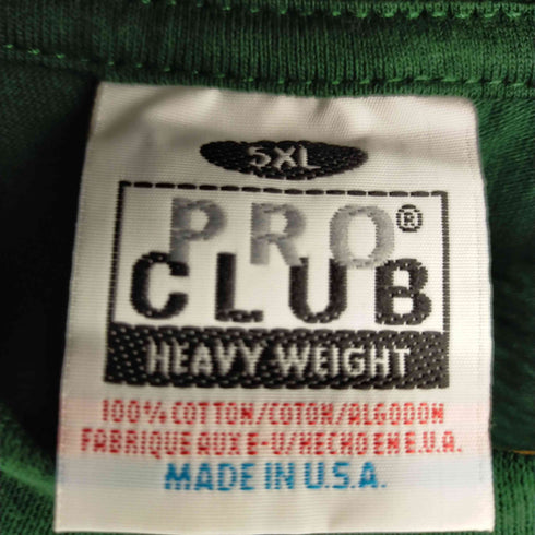 プロクラブ PRO CLUB 5XL ビッグサイズ オーバーサイズ S/S TEE 半袖Tシャツ メンズ 5XL