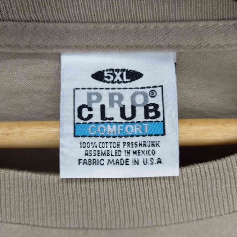 プロクラブ PRO CLUB 5XL ビッグサイズ オーバーサイズ S/S TEE 半袖Tシャツ メンズ 5XL