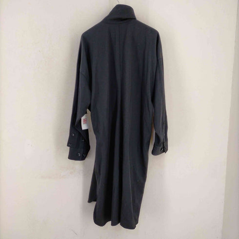 ヨウジヤマモトプールオム Yohji Yamamoto POUR HOMME ウールギャバ ハイネック スタンドカラーシャツ メンズ JPN:3