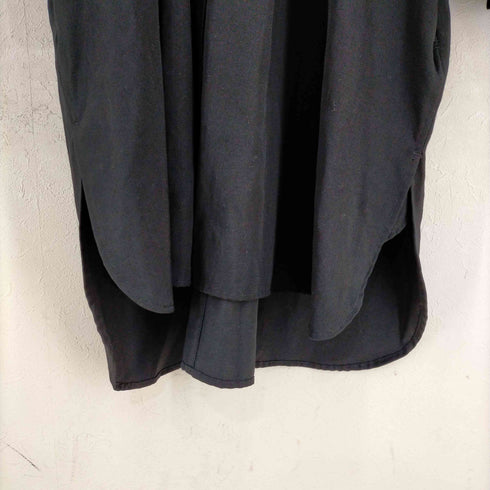 ヨウジヤマモトプールオム Yohji Yamamoto POUR HOMME ウールギャバ ハイネック スタンドカラーシャツ メンズ JPN:3