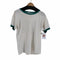 チャンピオン Champion 70S USA製 バータグ後期 バックプリント 企業 リンガーT メンズ JPN:L