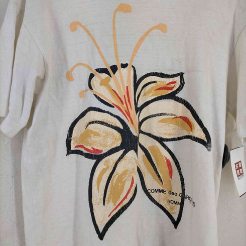 コムデギャルソンオム COMME des GARCONS HOMME 03SS 田中オム ハイビスカスプリント クルーネックTシャツ メンズ
