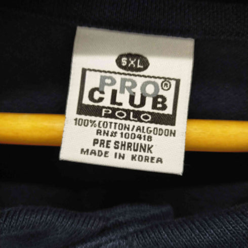 プロクラブ PRO CLUB 5XL ビッグサイズ オーバーサイズ ポロシャツ 無地 メンズ 5XL