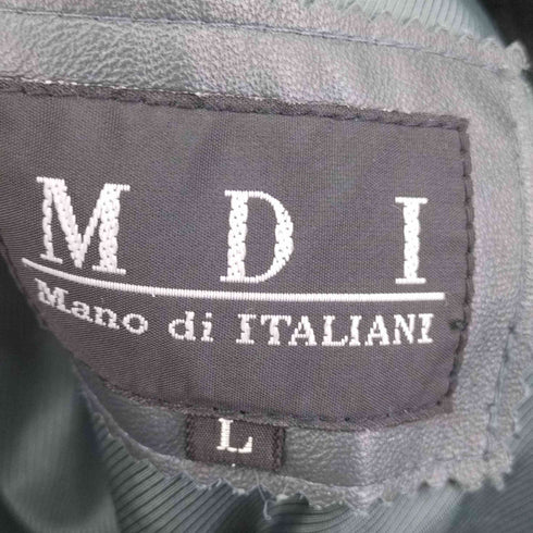 MANO DI ITALIANI ラムレザーテーラードジャケット メンズ import:L