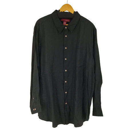 メローナ MERONA リネン100% L/S シャツ メンズ import:XL