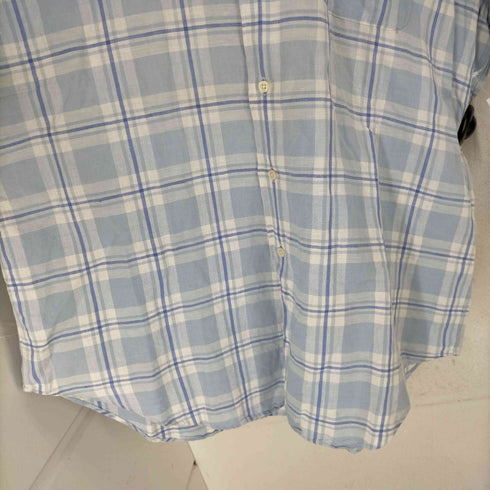 ラルフローレン RALPH LAUREN MARLOWE コットンリネン半袖ボタンダウンシャツ メンズ JPN:L