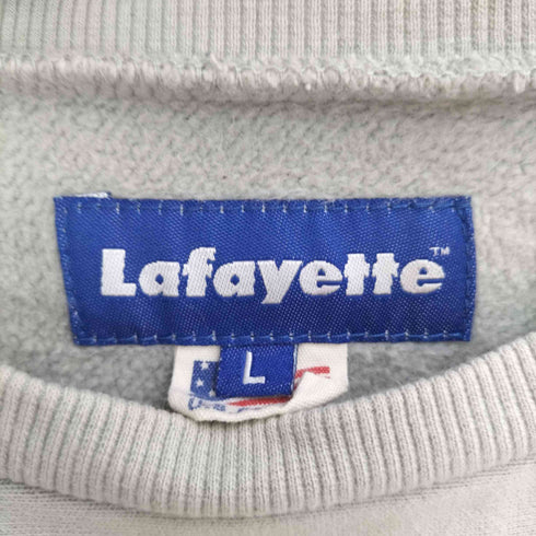 ラファイエット Lafayette フロント刺繍クルーネックスウェット メンズ JPN:L