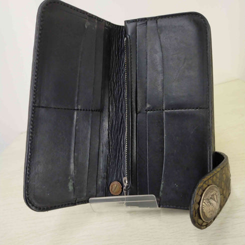 ハーフダラー Half Dollar パイソン ロングウォレット メンズ