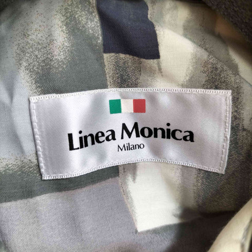 LINEA MONICA 総柄 L/S 開襟シャツ メンズ import:L