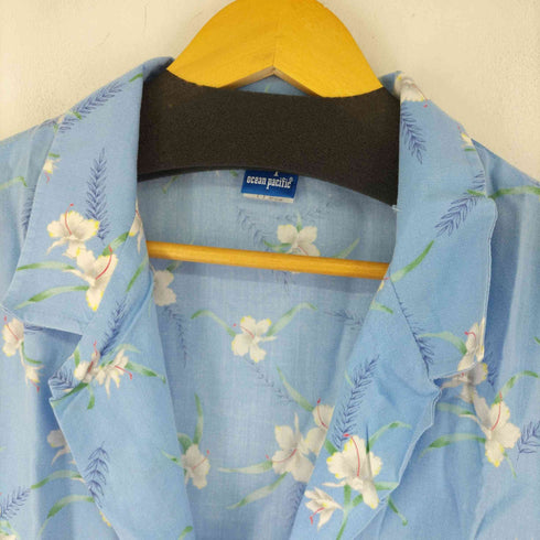 オーシャンパシフィック OP ocean pacific 総柄 S/S レーヨンアロハシャツ メンズ