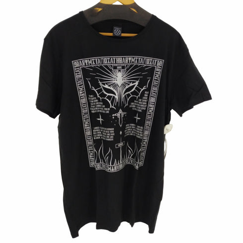 グラフィックプリントS/Sカットソー バンドTEE メンズ