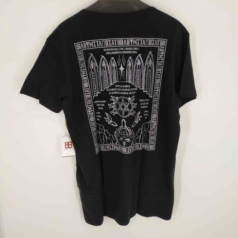 グラフィックプリントS/Sカットソー バンドTEE メンズ