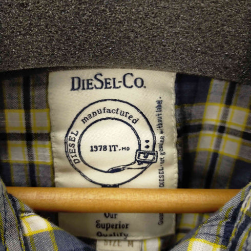 ディーゼル DIESEL ポケットL/Sチェックシャツ メンズ JPN:M