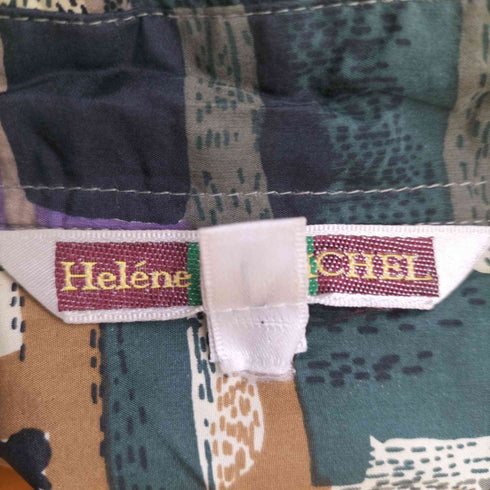 HEL'ENE DE MICHEL 総柄シルクシャツ メンズ JPN:M