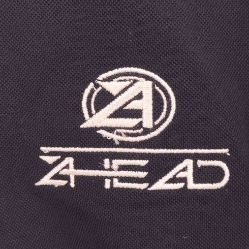 アヘッド AHEAD 刺繍ロゴ S/S ポロシャツ メンズ import:L