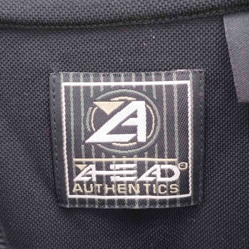 アヘッド AHEAD 刺繍ロゴ S/S ポロシャツ メンズ import:L