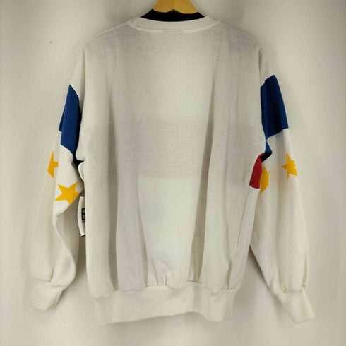 SASOON 90S 星条旗プリントクルーネックスウェット メンズ import:XL