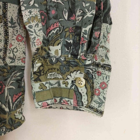 ジェムボニー GEM BONY 総柄 L/S レーヨンシャツ メンズ import:L