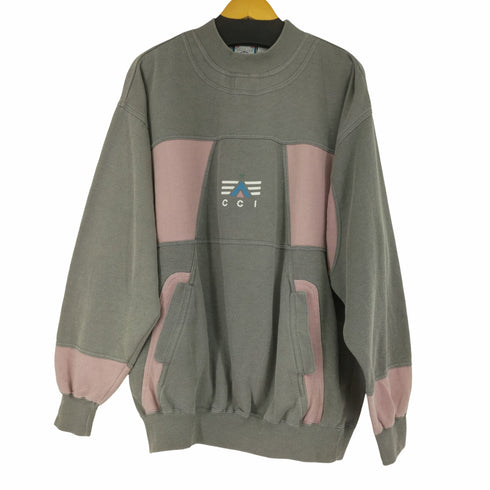 90S ポケット付きクルーネックスウェット メンズ import:XL