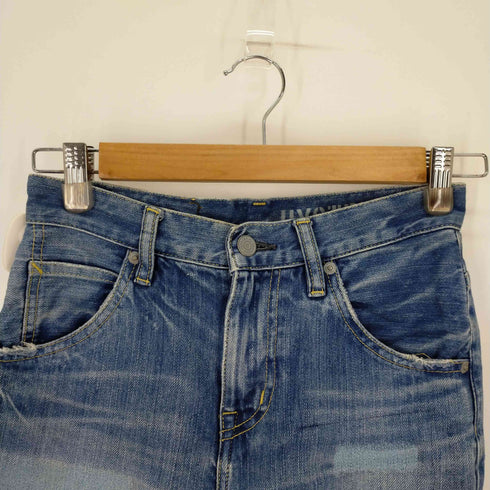 ヒステリックグラマー HYSTERIC GLAMOUR 加工ジッパーフライローライズデニムパンツ Y2K レディース XXS