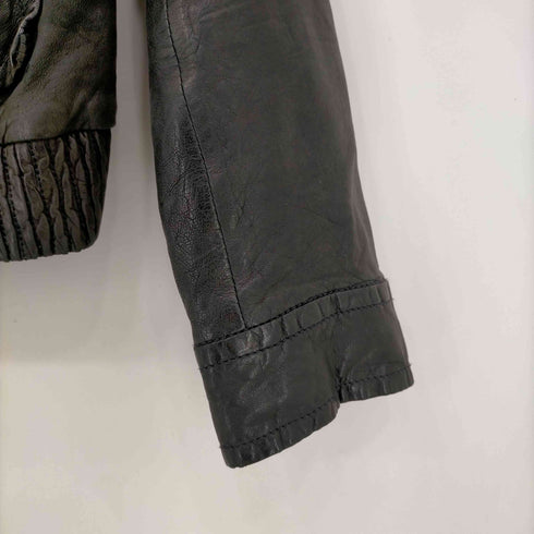 バナナリパブリック BANANA REPUBLIC 羊革 ライダースジャケット レディース S