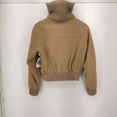 ヒューゴボス HUGO BOSS タートルネック ドッキング ジャケット レディース UK 4