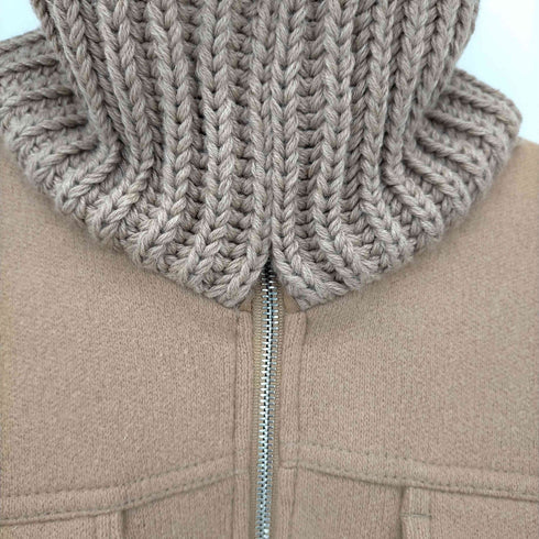 ヒューゴボス HUGO BOSS タートルネック ドッキング ジャケット レディース UK 4