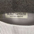 ビューティーアンドユースユナイテッドアローズ BEAUTY & YOUTH UNITED ARROWS BY ガスコットン ダイアゴナル ニットT メンズ JPN:S