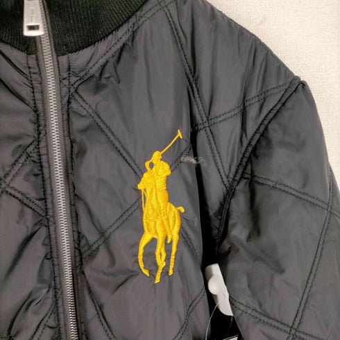 ポロラルフローレン POLO RALPH LAUREN ビッグポニー刺繍 ナンバリング キルティング ジップアップジャケット メンズ JPN:L