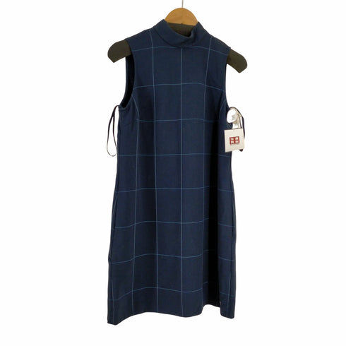 トミーヒルフィガー TOMMY HILFIGER WINDOWPANE CHECK MINI DRESS レディース US:4