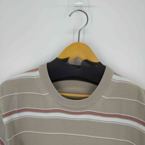 ユナイテッドアローズ UNITED ARROWS マルチボーダー クルーネック メンズ JPN:S