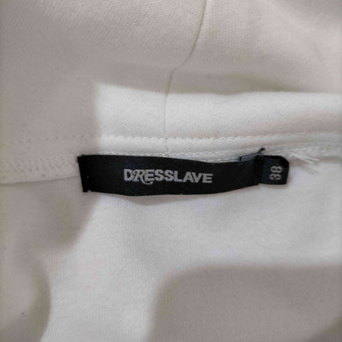 ドレスレイブ DRESSLAVE PREMIUM COTTON BONDING FIT HOODIE プレミアムコットンボンディングパーカー レディース JPN:38