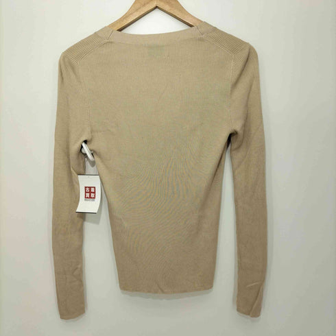 ユナイテッドアローズ UNITED ARROWS シルクリブ Vネック カーディガン レディース